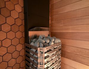 Saunum EXPERIENCE Sheath colour: black, anthracite / 3,6kW