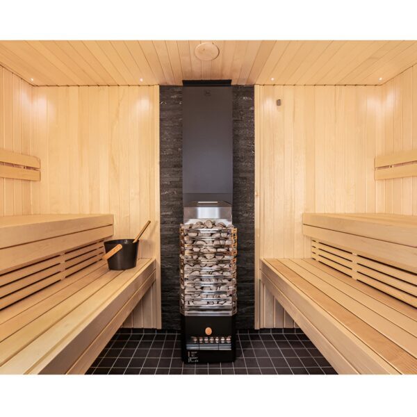 Saunum EXPERIENCE Sheath colour: black, anthracite / 3,6kW