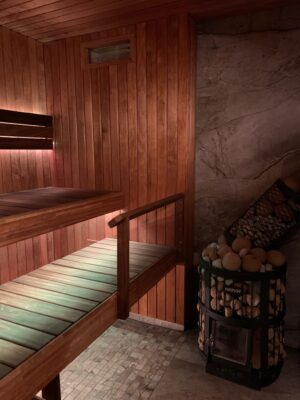 Air conditioner Saunum BASE + External touch control panel, Colour: Black - 4745090012415