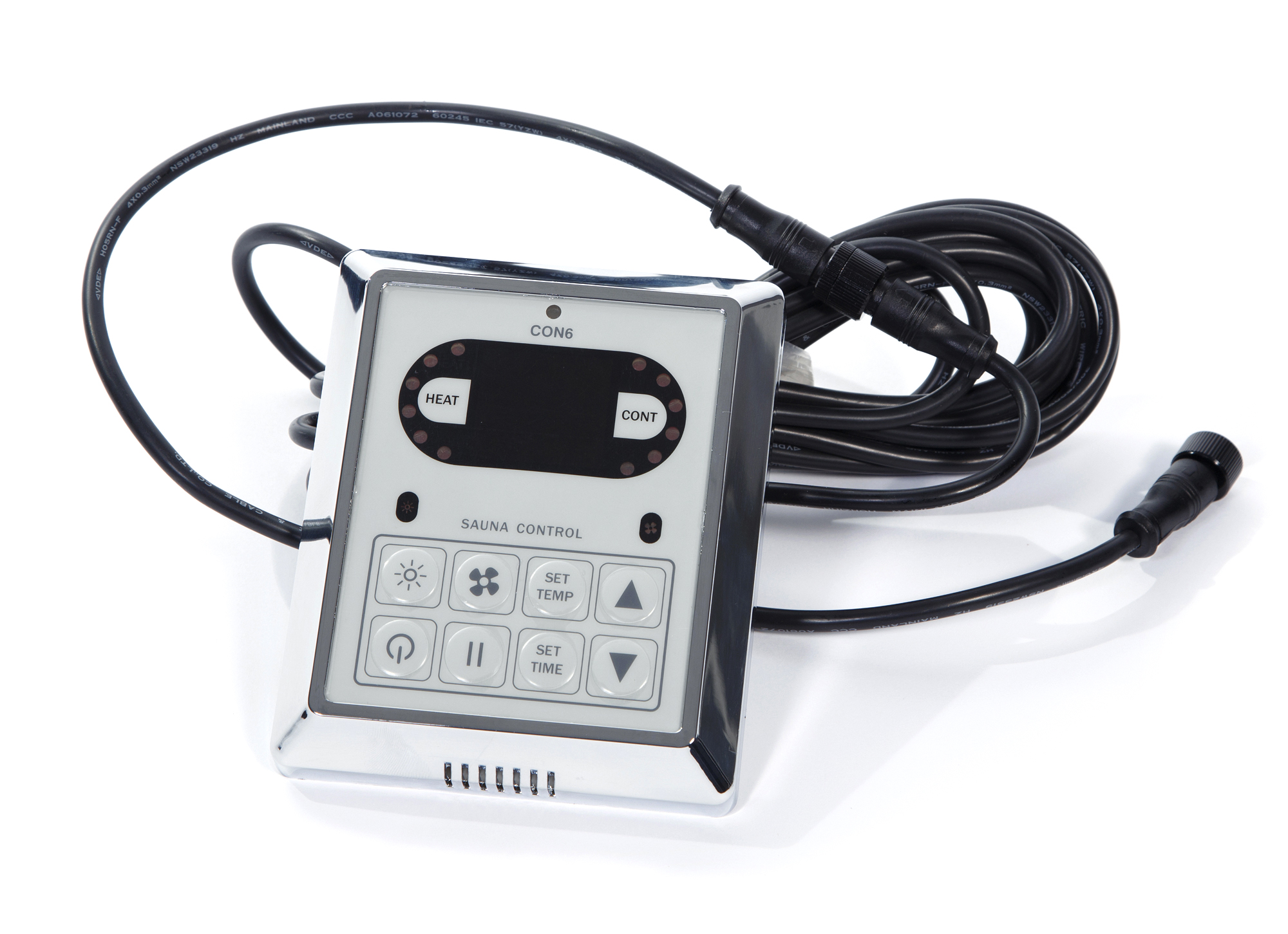 Wall-mounted push-button controller for sauna CON6 (10,5 - 15 KW) 380 V