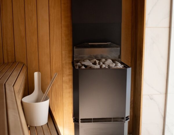 Saunum Pro EXPERIENCE Sheath colour: black / 9kW