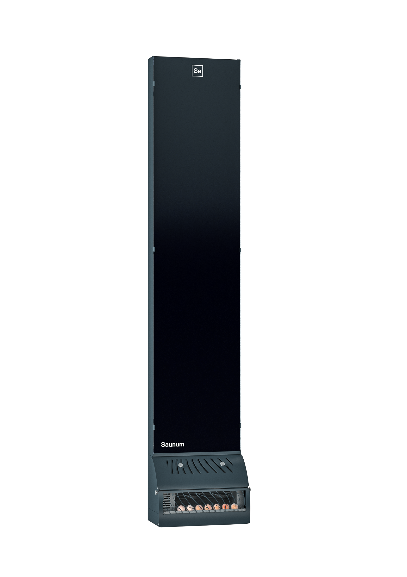 Air conditioner Saunum BASE / Shell colour: anthracite mat / black glass