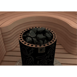 SAWO DRAGONFIRE SERIES Heaterking Round black NS