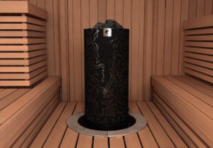 SAWO DRAGONFIRE SERIES Heaterking Round black NS