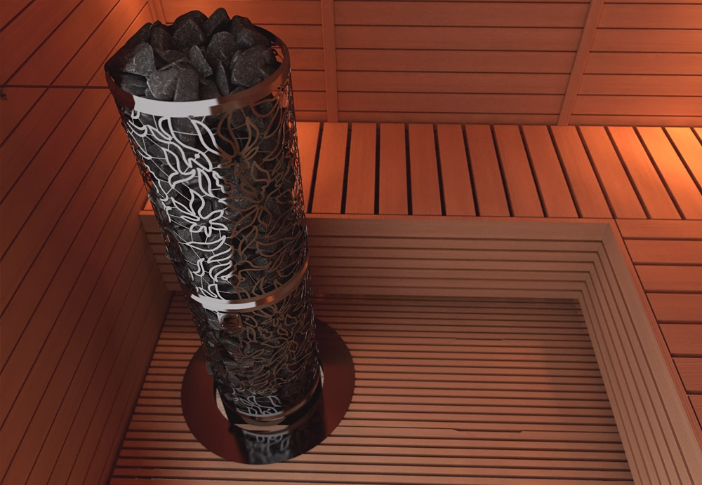 SAWO DRAGONFIRE SERIES Heaterking Round stainless-steel NS