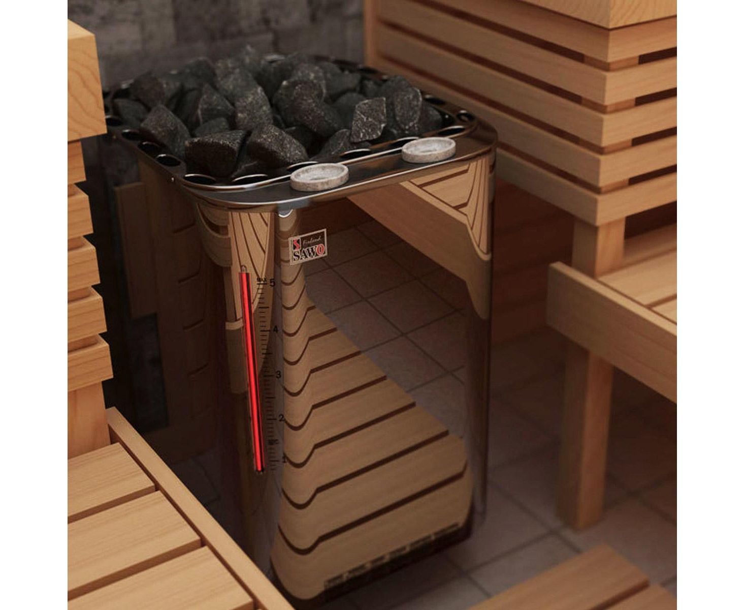 SAWO Savonia Combi NS-P-L (Completely stainless steel with 2kW steam generator and 2 aroma bowls)