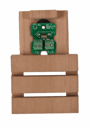 Temperature sensor with fuse